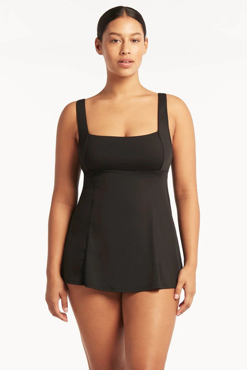Sea Level Essentials Tummy Ctrl Swm Dres